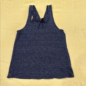J. Crew Striped Blue Tank Top